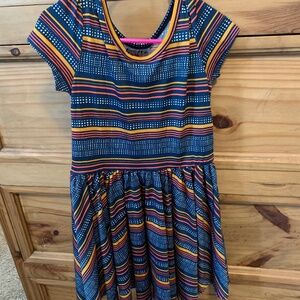 3/4 dot dot smile cap dress EUC